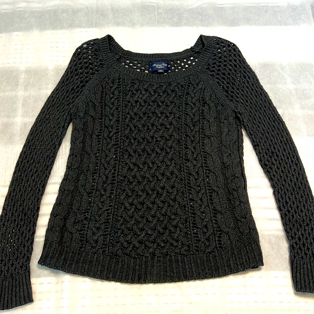 Gray American Eagle Sweater